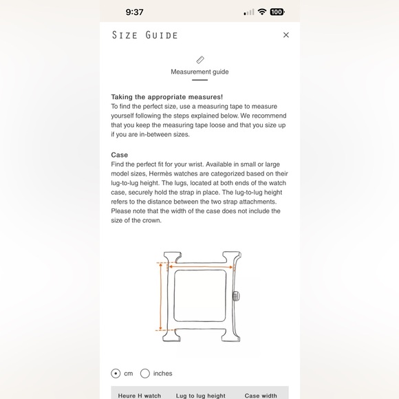 Hermes Heure H watch, 18k plated, small model 25mm. Current retail $5k+ - Picture 11 of 14